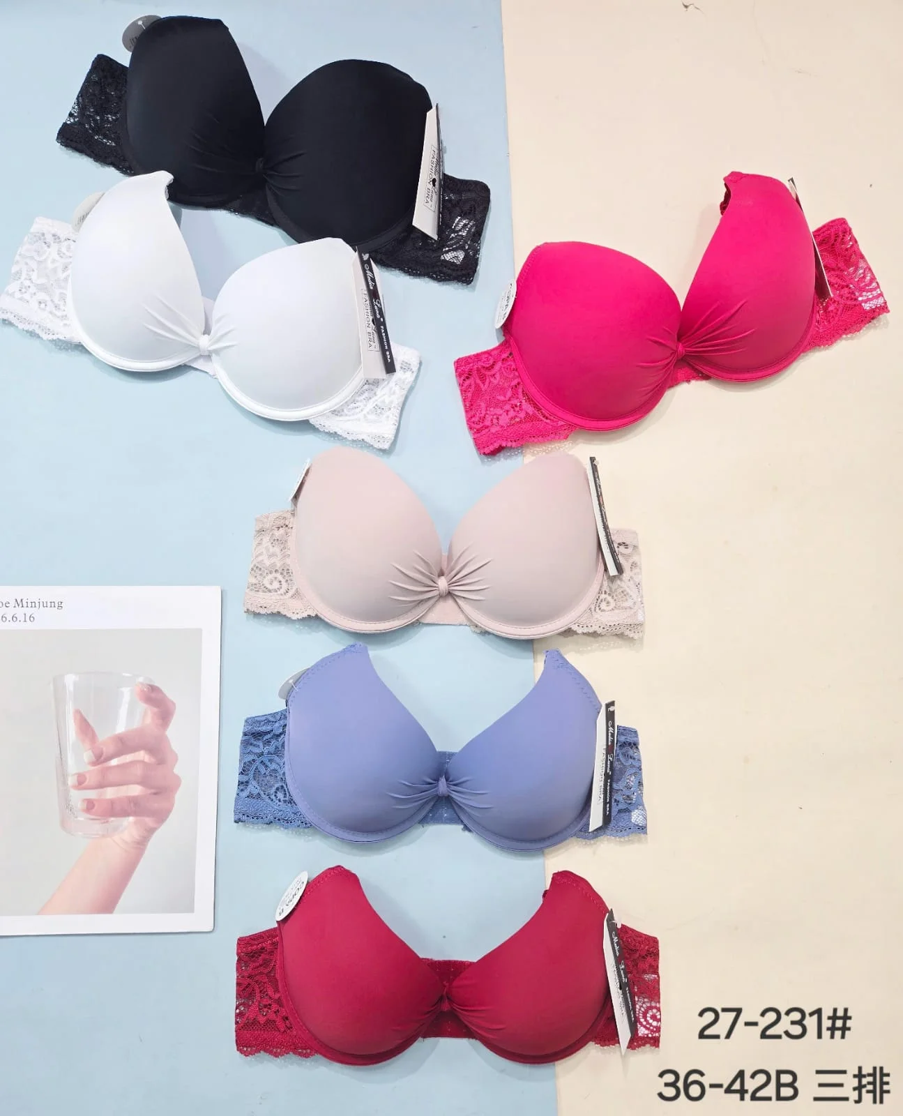 Sujetadores con encaje-HS25-27-231# 1 Sujetadores con encaje-HS25-27-231#