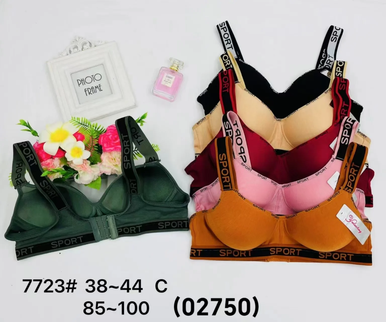 Sujetadores deportivos con letras-HS25-7723# 1 Sujetadores deportivos con letras-HS25-7723#