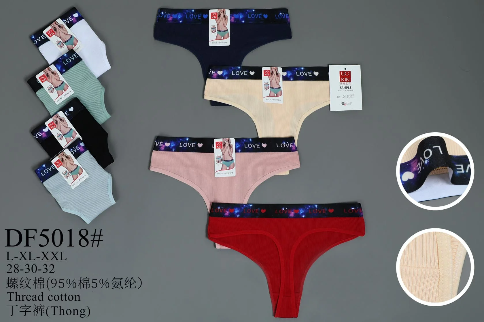 Tangas de algodón con diseño-HS25-DF5018# 1 Tangas de algodón con diseño-HS25-DF5018#