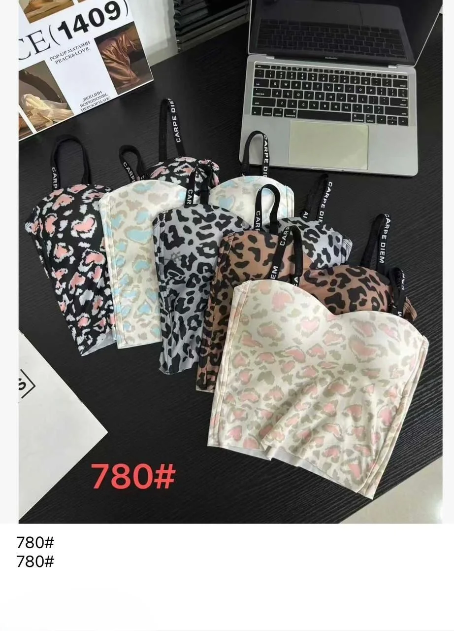 Top tipo corset con estampado animal print-HS25-780# 1 Top tipo corset con estampado animal print-HS25-780#