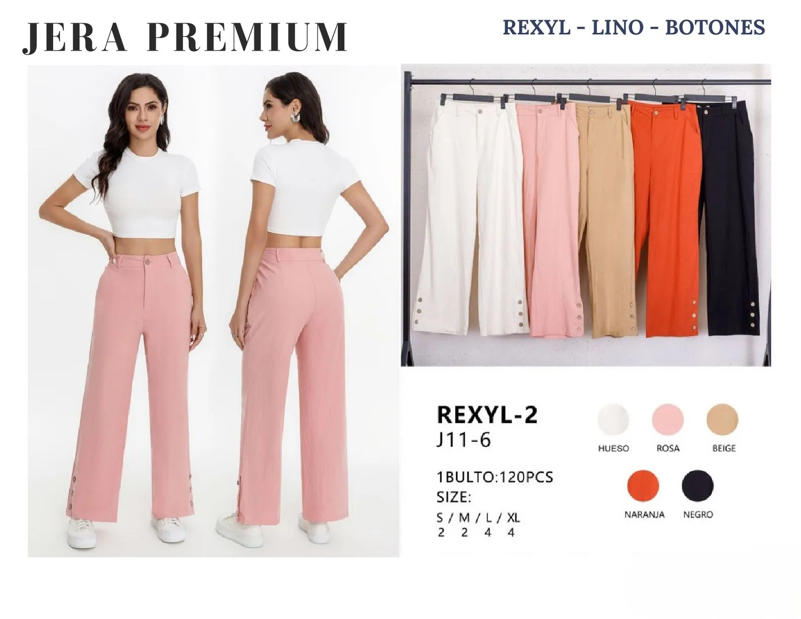 REXYL-2-BEIGE - Jeans Corte acampanado Jera Premium-6-REXYL-2-BEIGE 1 REXYL-2-BEIGE - Jeans Corte acampanado Jera Premium-6-REXYL-2-BEIGE