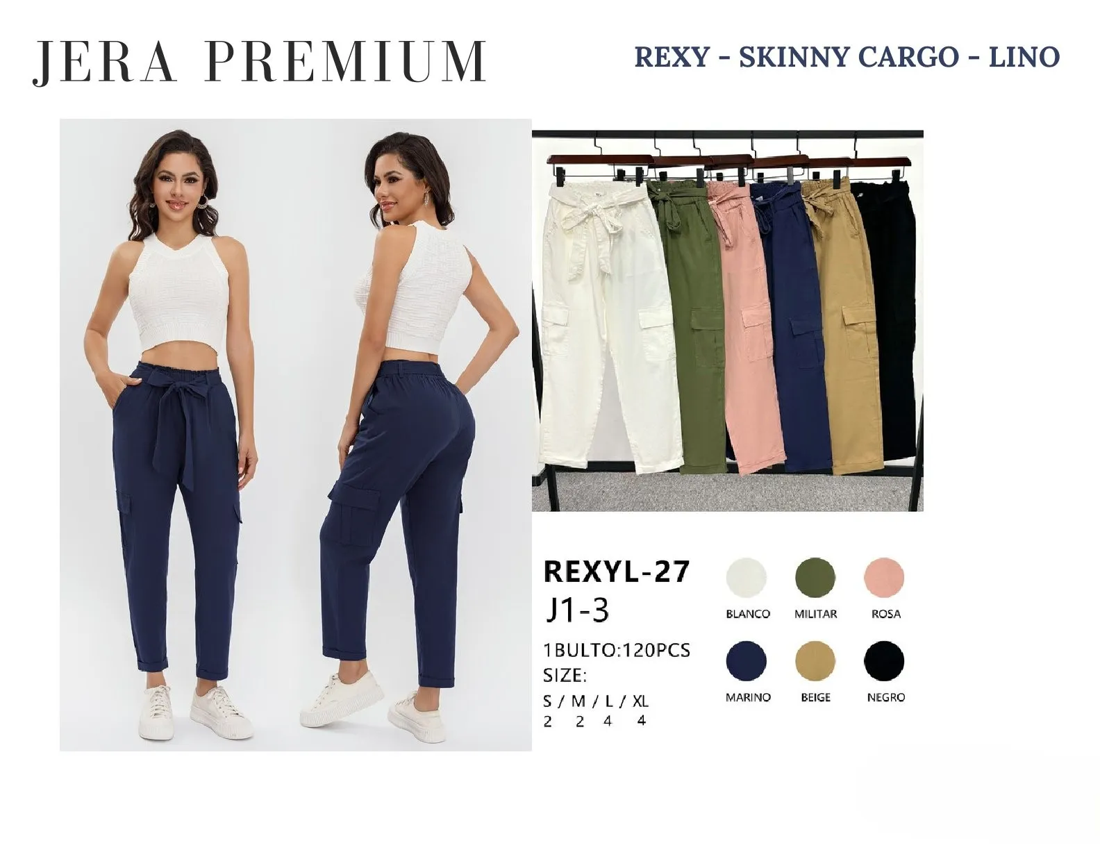 REXYL-27-MARINO - Jeans Skinny Cargo Jera Premium-6-REXYL-27-MARINO 1 REXYL-27-MARINO - Jeans Skinny Cargo Jera Premium-6-REXYL-27-MARINO