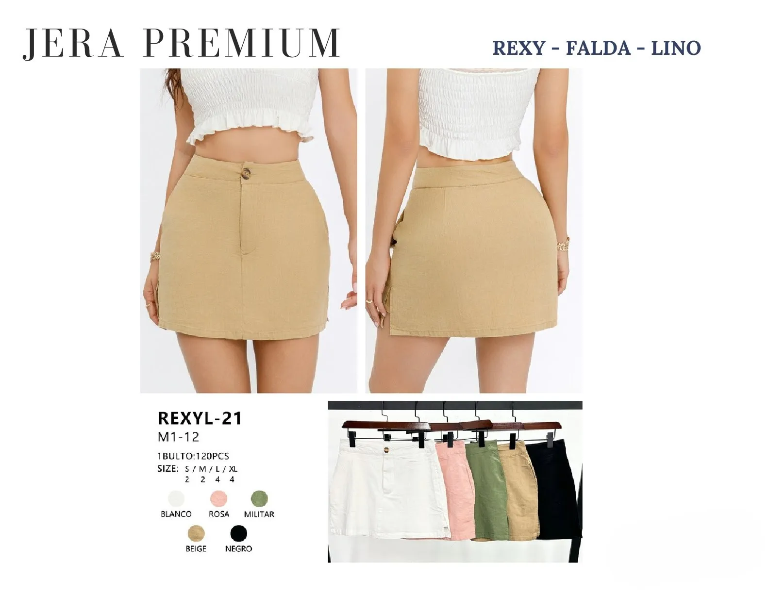REXYL-21-BEIGE - Falda Jera Premium-6-REXYL-21-BEIGE 1 REXYL-21-BEIGE - Falda Jera Premium-6-REXYL-21-BEIGE