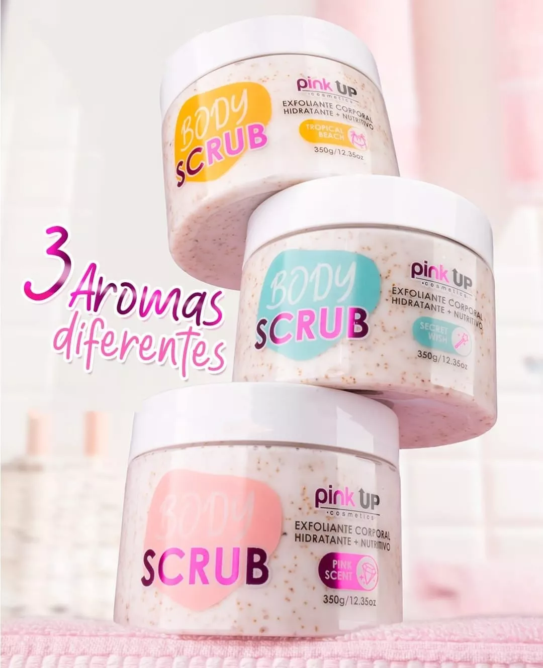 Exfoliante Corporal Hidratante+Nutritivo Pink Up-0-PKSK13-59 1 Exfoliante Corporal Hidratante+Nutritivo Pink Up-0-PKSK13-59