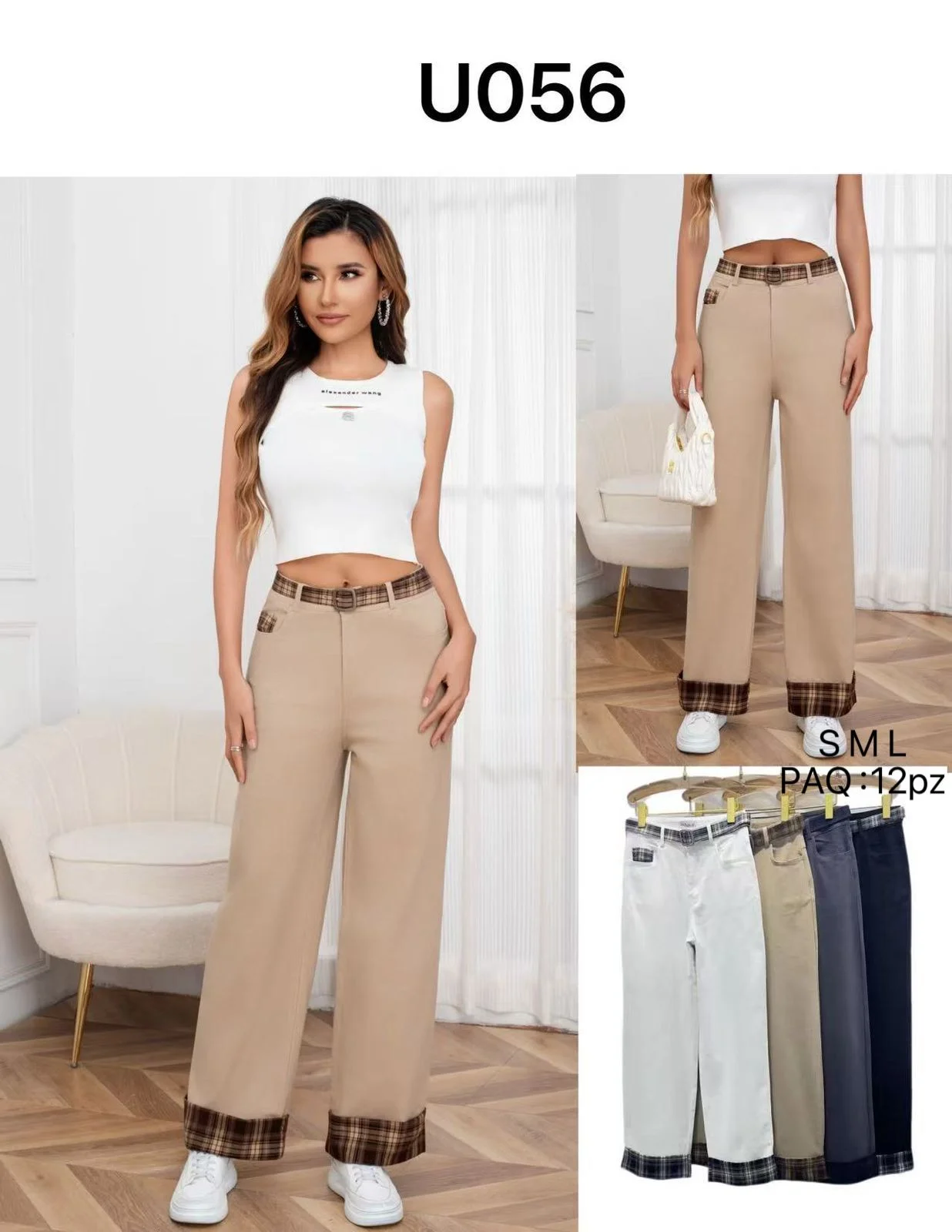 pantalon-de-mujer-con-diseno-a-cuadros-u056-13291.webp