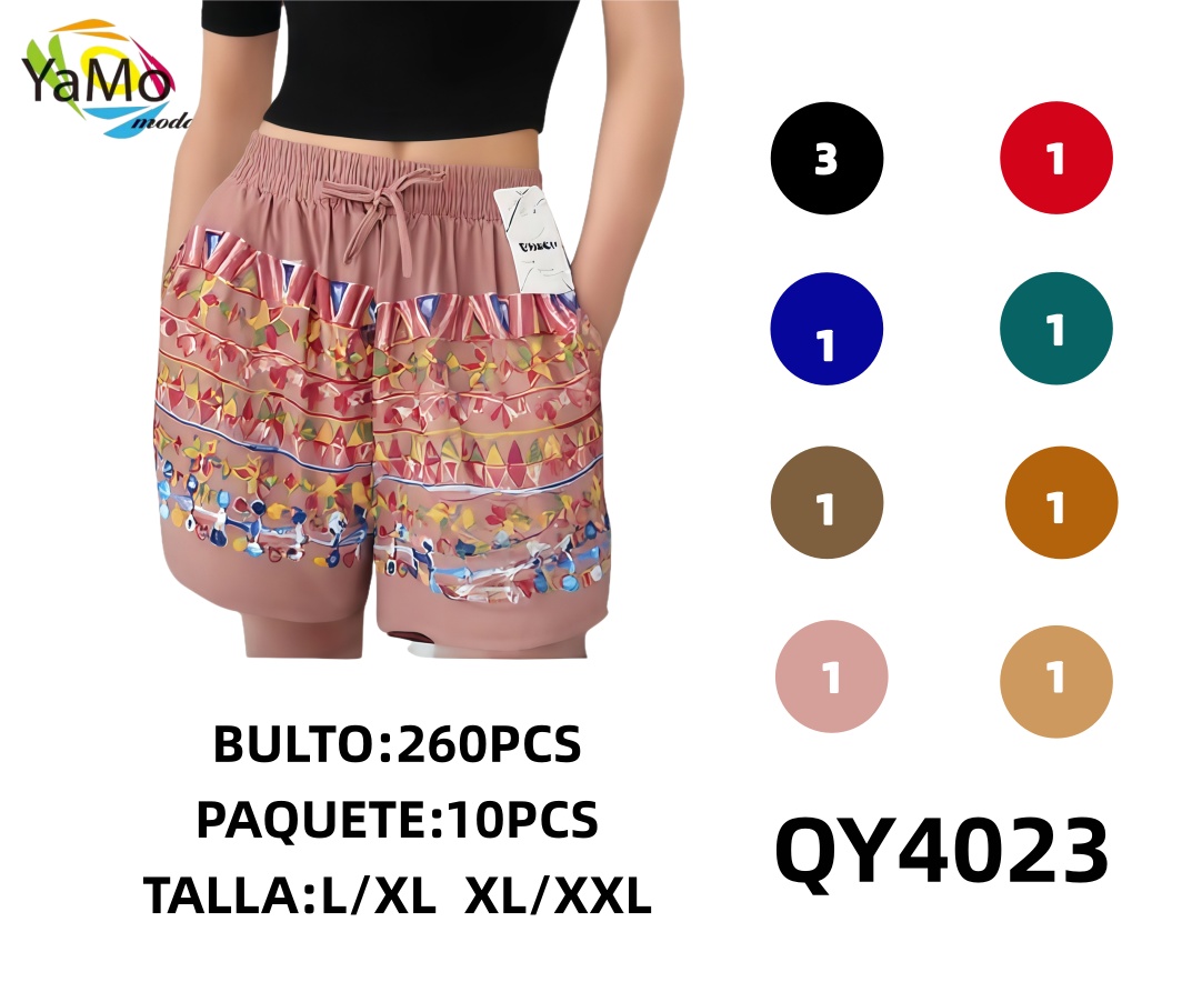 Short estampado-QY4023 1 Short estampado-QY4023