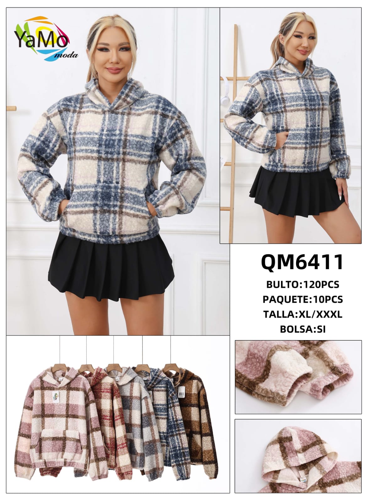 Sudadera con capucha-QM6411 1 Sudadera con capucha-QM6411