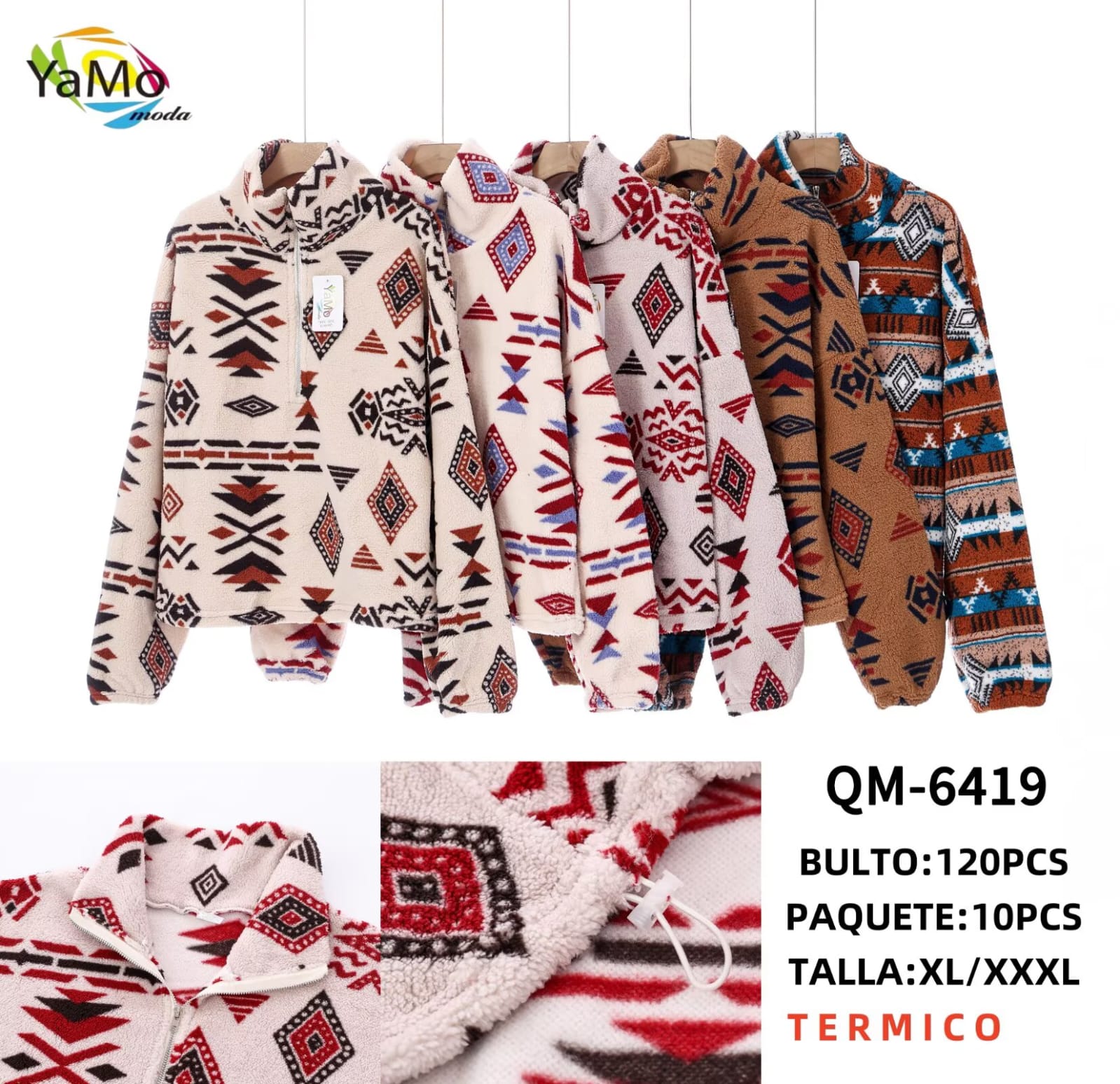 Sudadera térmica con estampado-QM6419 1 Sudadera térmica con estampado-QM6419