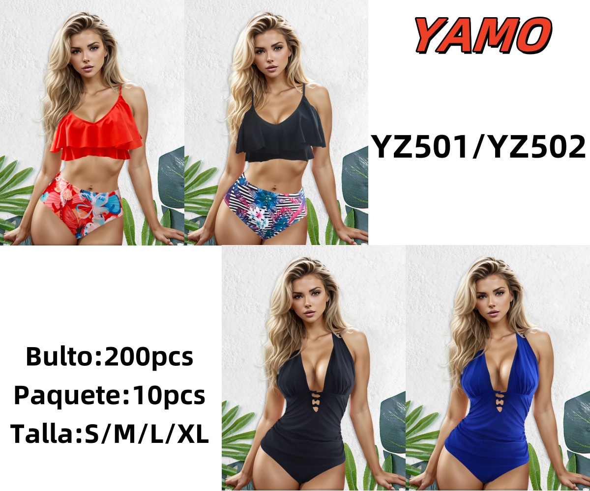 Traje de Baño para Mujer-YZ501 1 Traje de Baño para Mujer-YZ501