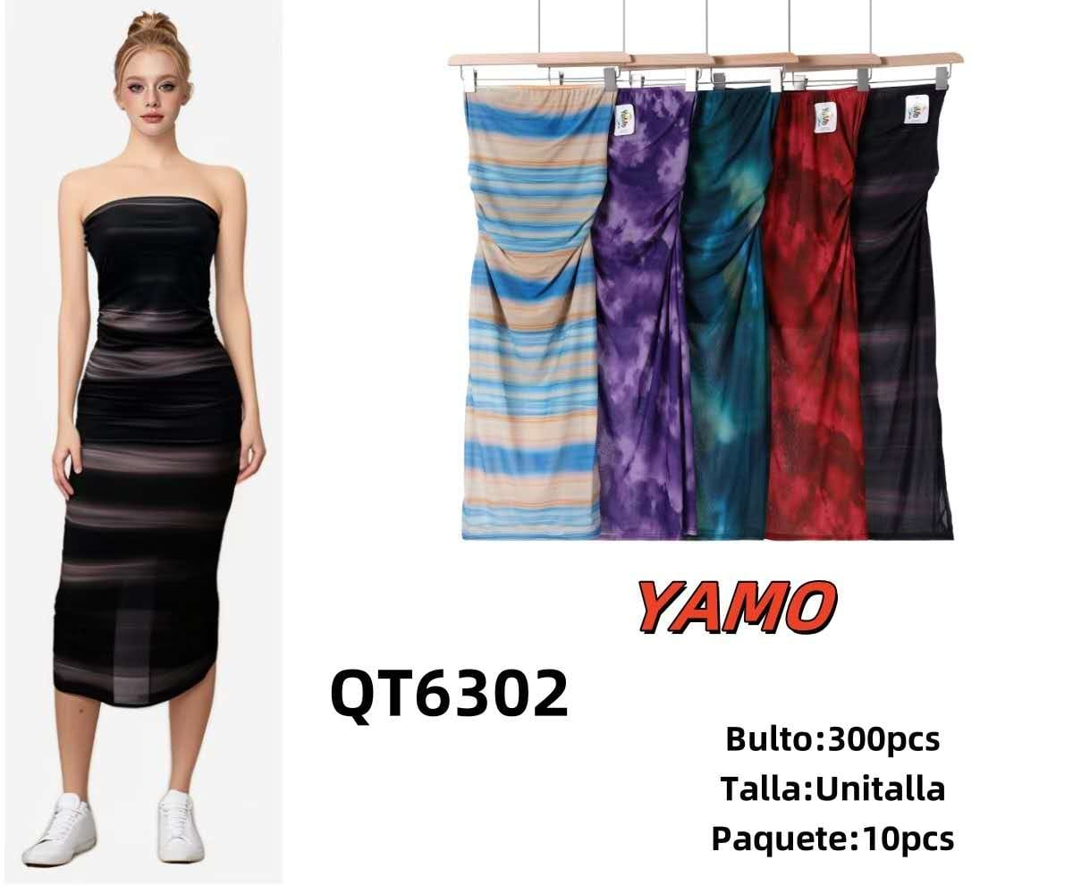 Vestido strapless-QT6302 1 Vestido strapless-QT6302